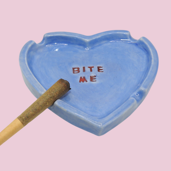 "bite me" ashtray