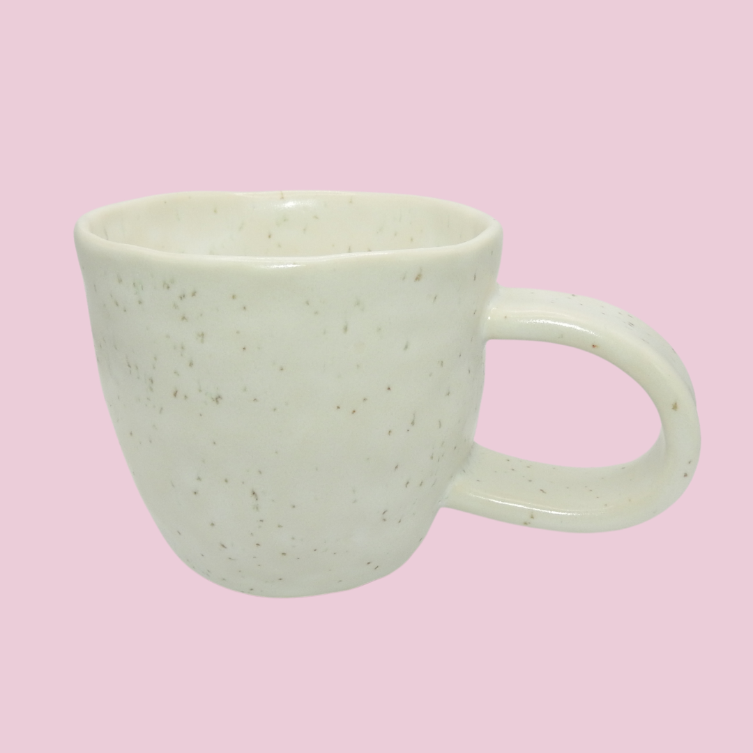 speckled satin mug